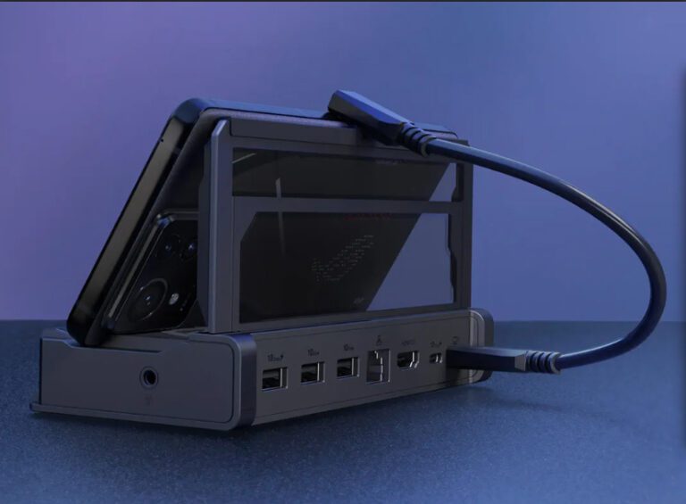 ASUS تطلق قاعدة ROG Bulwark Dock الـ 7 في 1 للألعاب والهواتف والحواسب #Computex2025