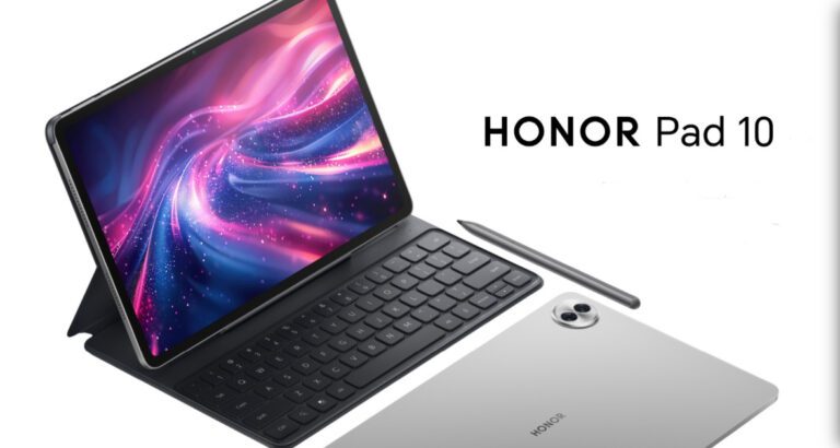 Honor تطلق Pad 10 بشاشة 12.1 بوصة ومعالج Snapdragon 7 Gen 3 وبطارية ضخمة بسعة 10,100 مللي أمبير