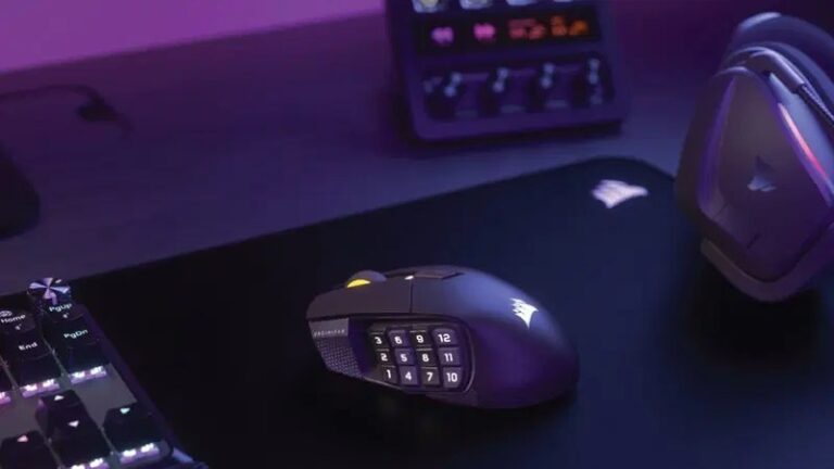 دعم Stream Deck في فأرة CORSAIR الجديدة SCIMITAR ELITE اللاسلكية #Computex2025