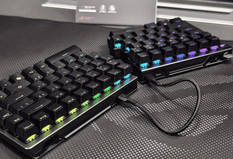 #Computex2025 أسوس تكشف عن لوحة مفاتيح ROG Falcata بتصميم مبتكر وفارة ROG Harpe 2 Ace