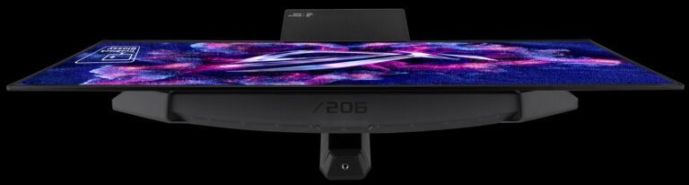 أسوس تكشف عن شاشة الألعاب ROG Strix OLED XG32UCWMG بدقة 4K ومعدل تحديث 165 و330 هرتز