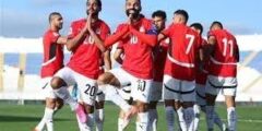 منتخب مصر يتقدم على غينيا بيساو بهدف فى الشوط الأول.. صور